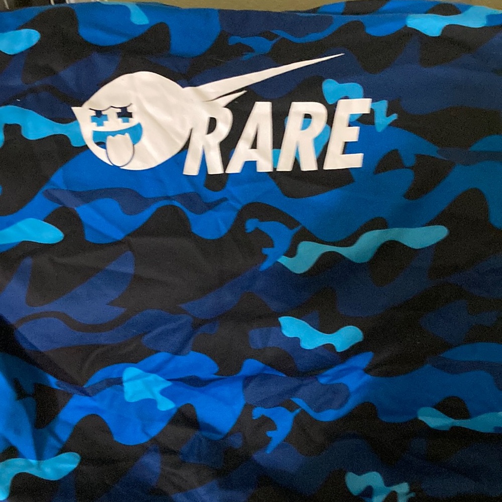 Pink dolphin Mens 4xl “rare” ghost blue camp print hoodie